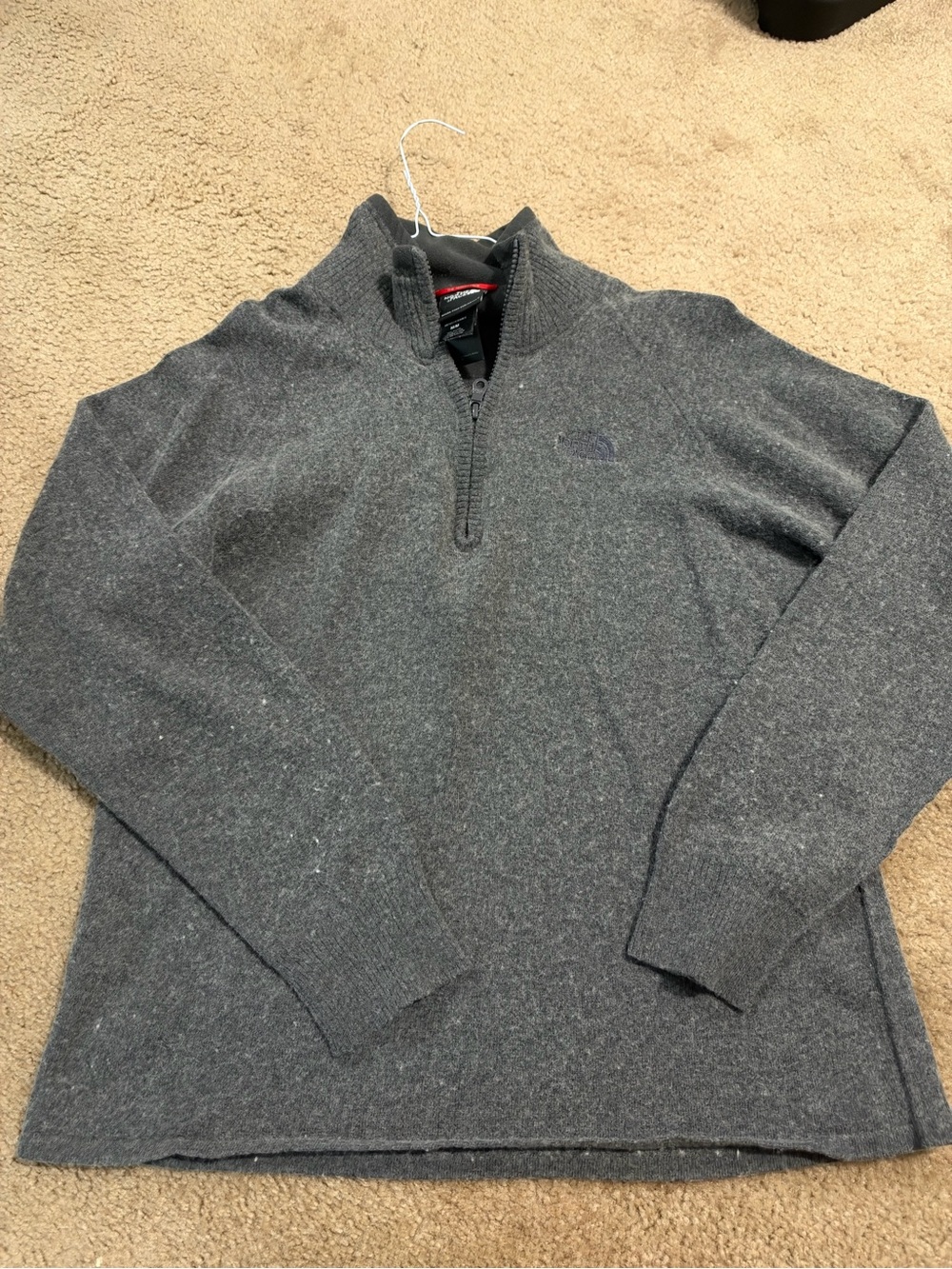 North Face Quarter Zip Sweater